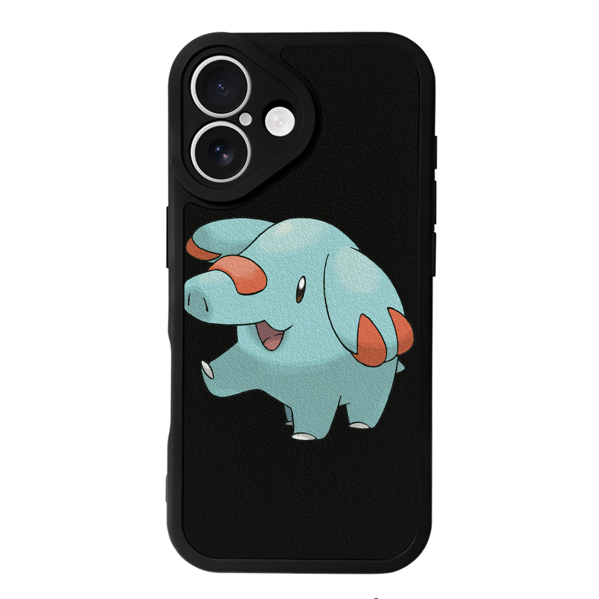 （画像用） ポケットモンスター Pokémon 【iPhone 16シリーズ対応】シリコンスマホケース（レザー調） 材質：シリコン